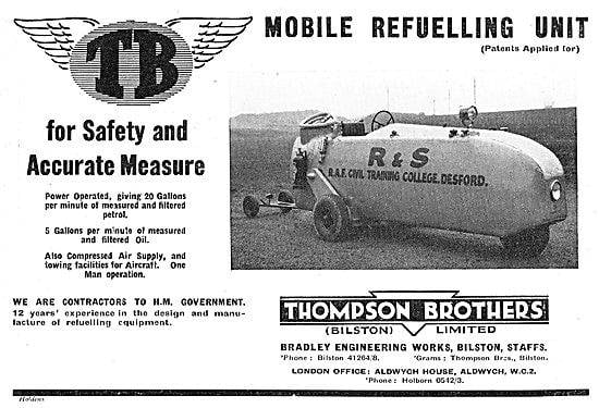 Аэродромный топливозаправщик Thompson Brothers P505 (Великобритания)