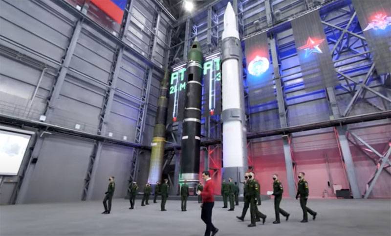 В России показали ракету гиперзвукового комплекса «Авангард»