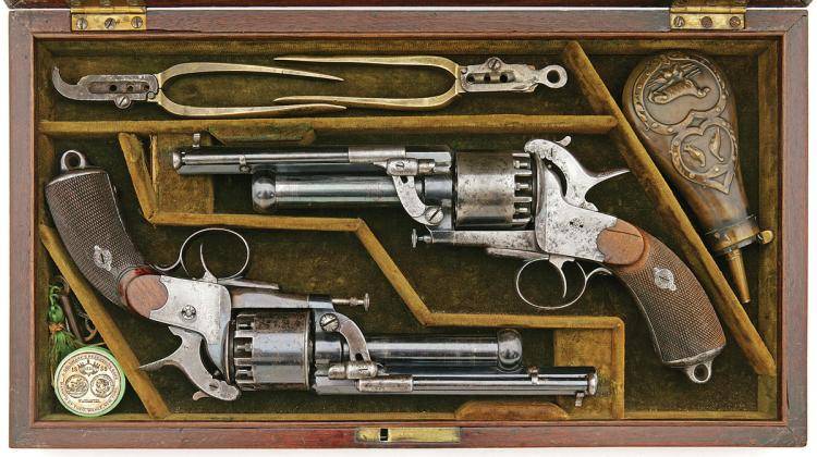 Ле Ма: револьвер с двумя стволами