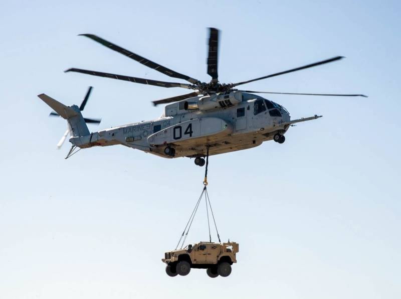 Будущее авиации КМП США. Тяжелый транспортный вертолет Sikorsky CH-53K King Stallion