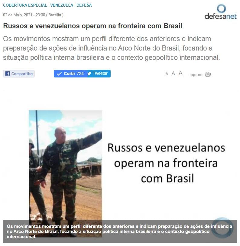 Бразильское издание обвиняет ГРУ РФ в кибердиверсиях с территории Венесуэлы