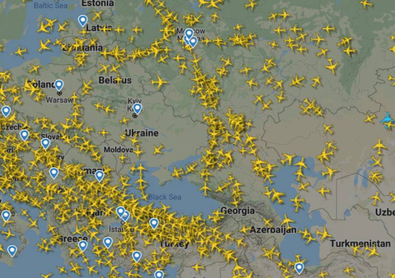 Воздушное пространство Белоруссии не стало «белым пятном» на карте авиаперевозок