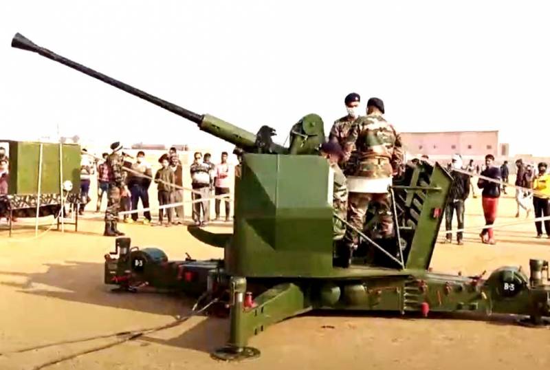 Индия размещает модернизированные зенитные орудия на границе с Китаем