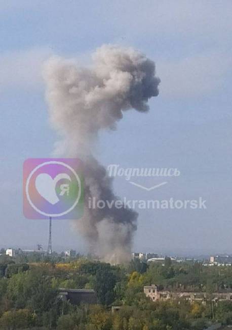 Russian troops carried out a number of successful strikes on military targets in Kramatorsk