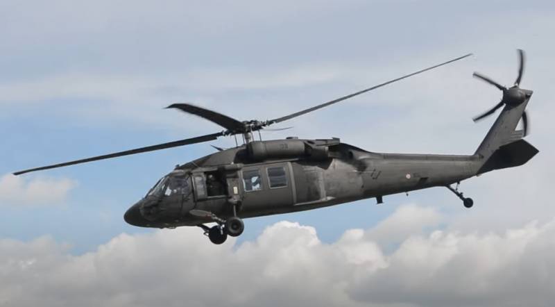 Американские вертолеты Black Hawk определены летящими в сторону Одессы