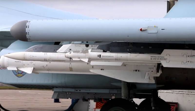 Российский истребитель Су-30СМ уничтожил самолёт ВС ВСУ в воздушном бою