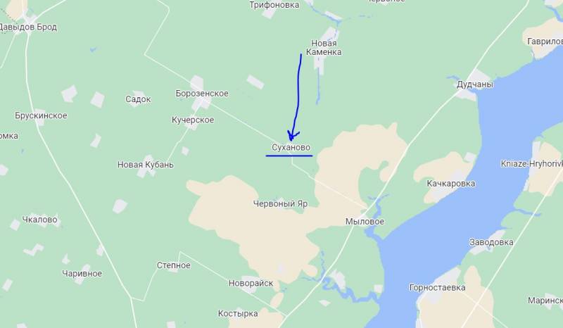 Противник силами до трёх БТГ попытался развить наступление в направлении Новой Каменки - Берислав