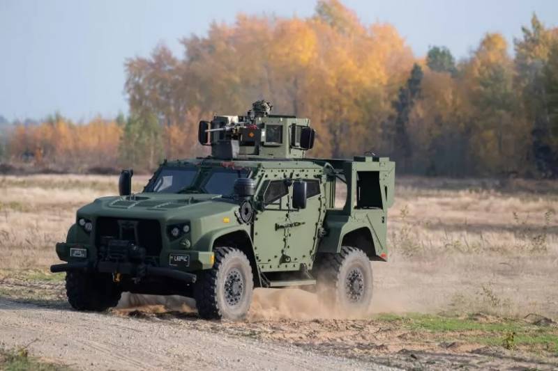 Lithuania signed a new contract for the supply of American JLTV 4X4 SUVs in the M1278A1 Heavy Guns Carrier modification