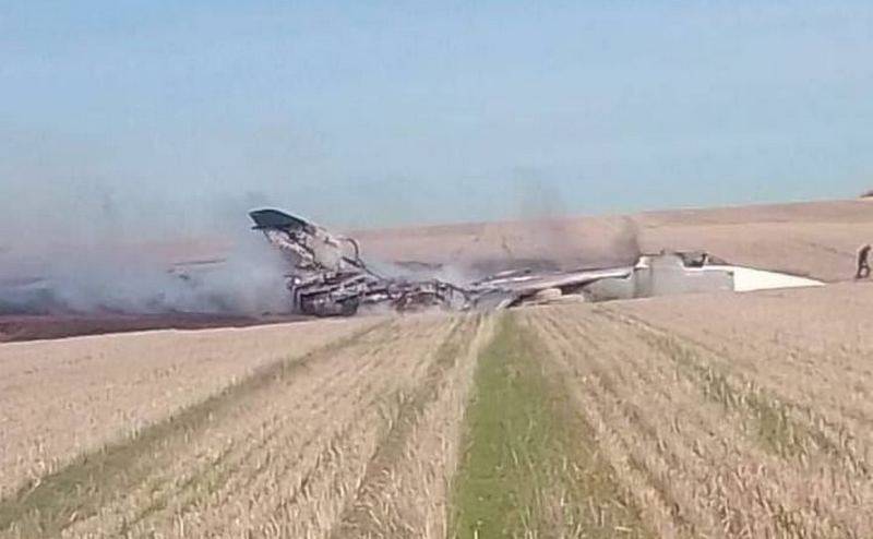 Российский фронтовой бомбардировщик Су-24М упал в Ростовской области