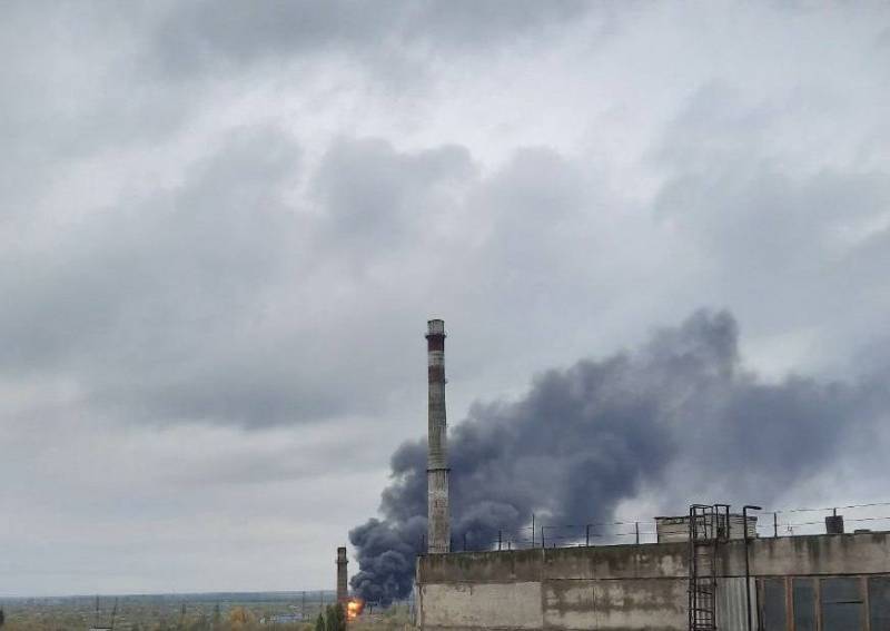ВСУ обстреляли электроподстанцию в приграничном городе Шебекино Белгородской области