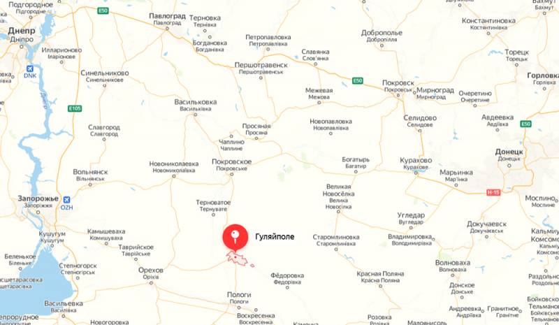 Советник в офисе Зеленского заявил о наступлении российских войск в районе Гуляйполя