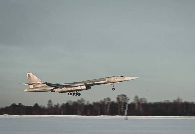 Ещё один модернизированный ракетоносец Ту-160М совершил первый полёт