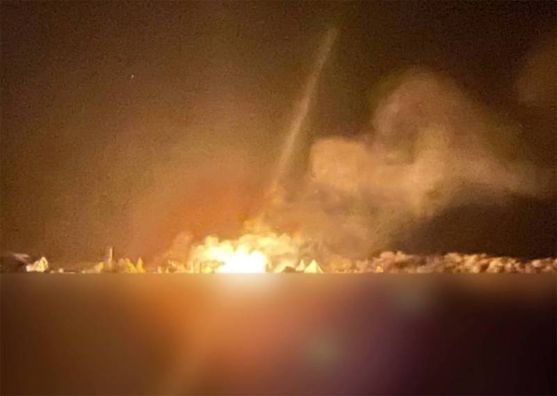 Una poderosa explosión retumbó en el punto de transbordo del enemigo en Malotaranovka al sur de Kramatorsk.