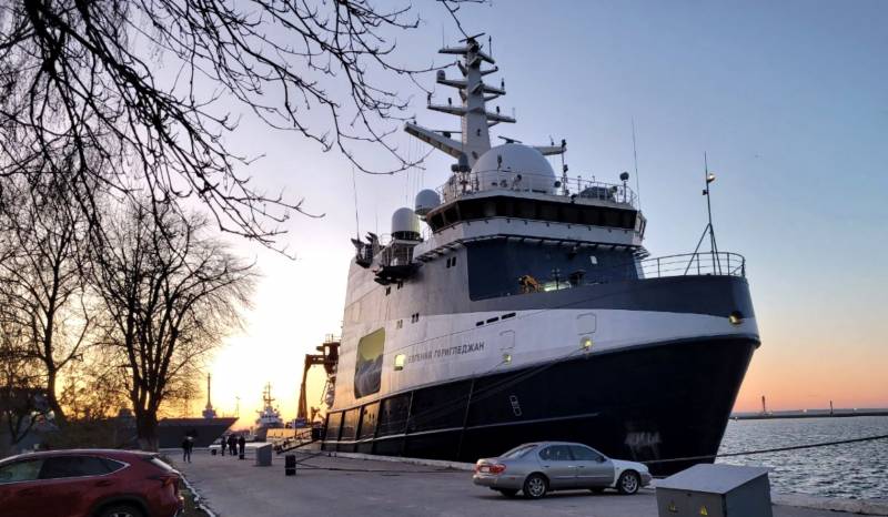 Chantier naval de la Baltique «ambre» essais en mer terminés de l'OIS «Evgueni Gorigledjan»