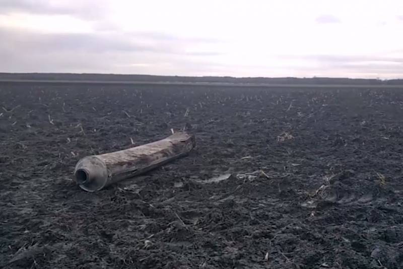 The Ministry of Defense of Belarus showed the trajectory of the Ukrainian missile, fallen in the Brest region