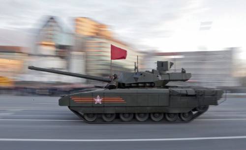 Özel harekat bölgesinde umut vadeden Rus T 14 Armata tankları görüldü