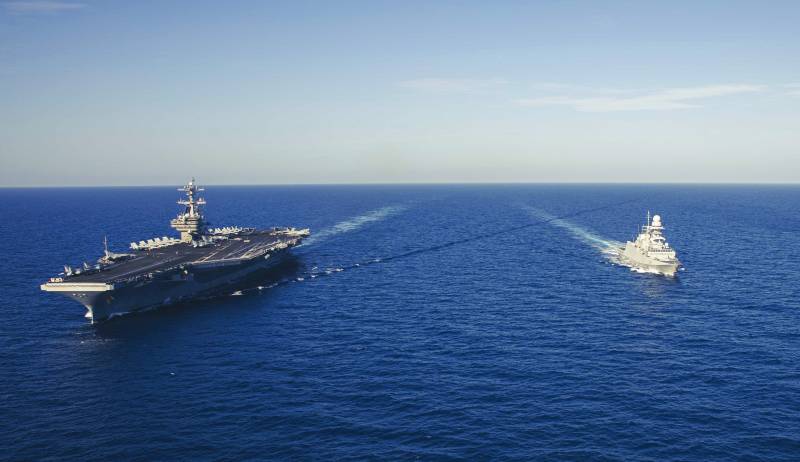 The command of the US Navy proposes to limit the constant escort of aircraft carriers to one cruiser