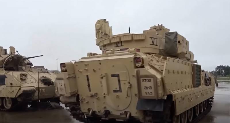 The US Transport and Logistics Command announces the dispatch of the first batch of Bradley infantry fighting vehicles to Ukraine