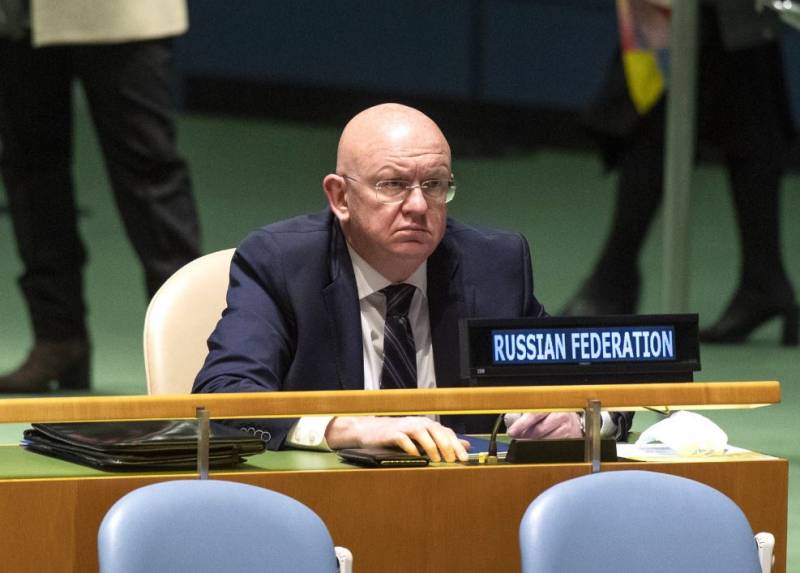Permanent Representative of the Russian Federation to the UN Nebenzya announced the complete loss of Russia's trust in the West