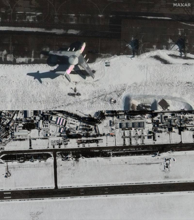 AWACS aircraft A-50 has no visible damage: photos of the airfield in Machulishchi published