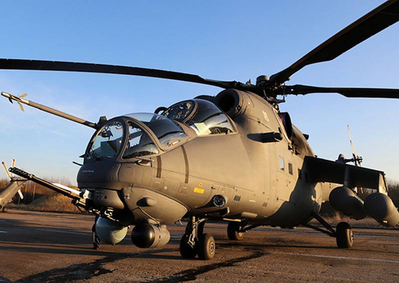 白俄罗斯国防部宣布向共和国供应俄罗斯 Mi-35 直升机的计划