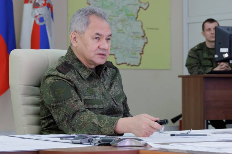 绍伊古: 俄罗斯将根据西方向乌克兰转移的远程武器将威胁从其边界转移开来