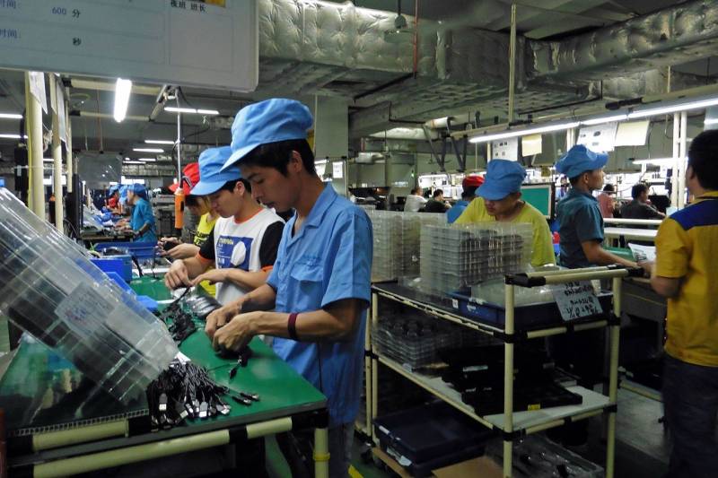 Производственная активность Китая выросла до самого высокого уровня за последние десять лет