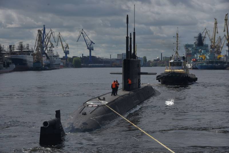 El Ministerio de Defensa ha decidido el lugar de servicio adicional del primer submarino diesel-eléctrico en serie del proyecto. 677 «Lada»