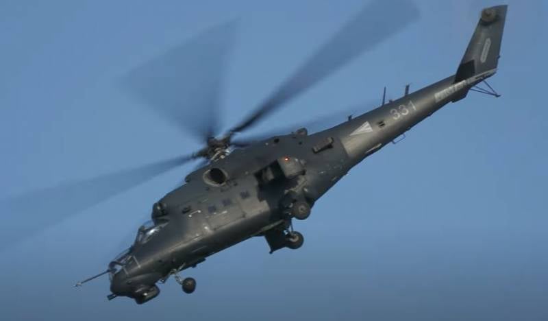 La edición estadounidense afirma, que Ucrania recibió de Polonia un lote de helicópteros de ataque Mi-24 de la Fuerza Aérea Polaca