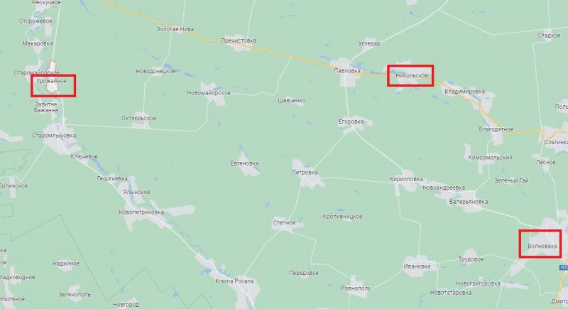 Военкоры: ВС РФ контратаковали позиции украинских формирований со стороны Урожайного на Угледарском участке фронта