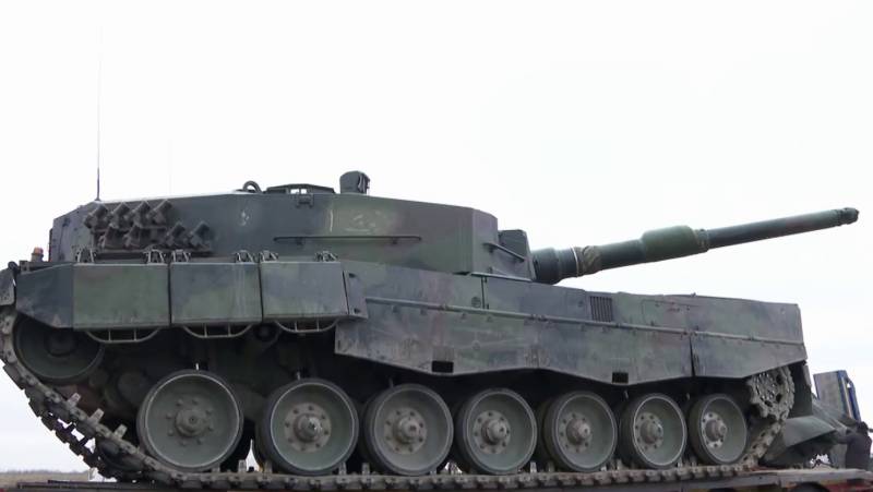 The German armed forces commented on publications about a damaged Leopard tank with a crew from the Bundeswehr