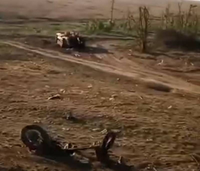 文科尔: По дороге на Вербовое – множество уничтоженной западной техники, 包括挑战者坦克 2