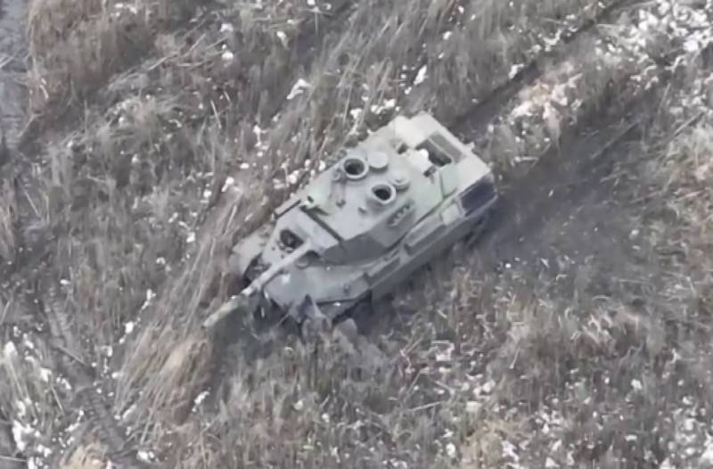 美国专家: 乌克兰军队损失了第一辆德国坦克Leopard 1A5