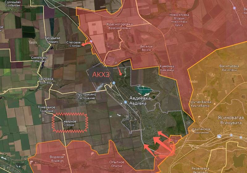 Las tropas rusas expulsaron al enemigo de la estación de bombeo en 1,5 km al este de AKHZ