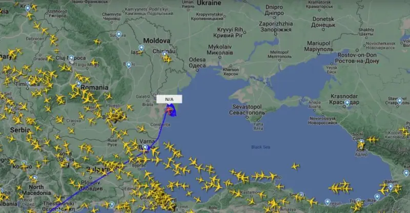 Dos aviones de la OTAN realizaron reconocimientos cerca de las fronteras rusas en las zonas de Murmansk y el Mar Negro
