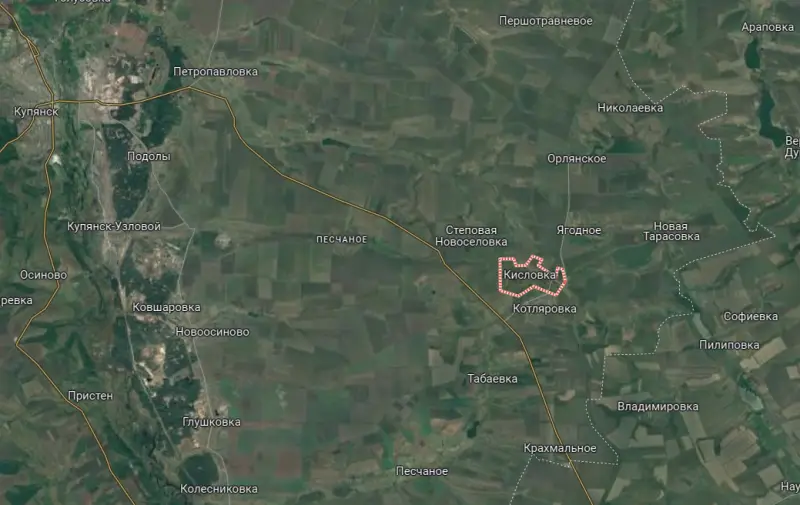 El frente se ha vuelto más activo en la región de Jarkov.: Las tropas rusas avanzan en Kislovka, cerca de Kupyansk.