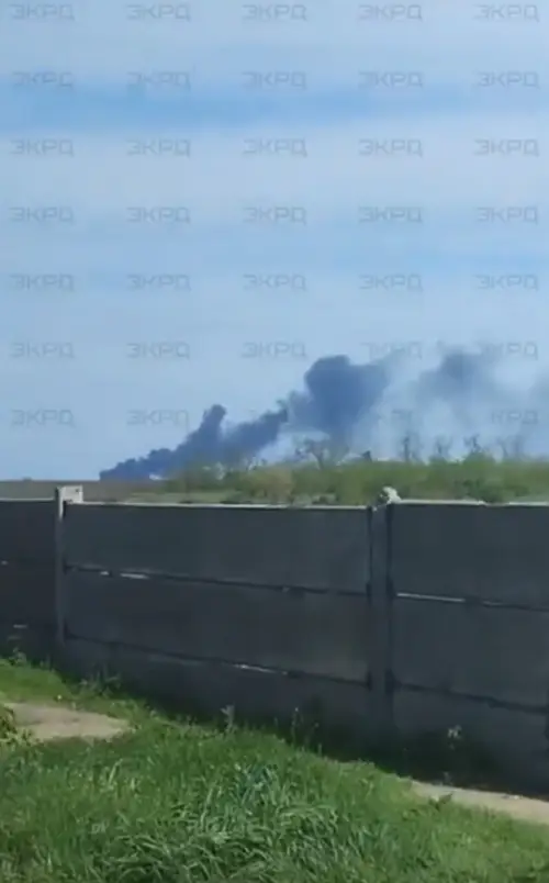 俄罗斯武装部队对敖德萨和苏梅地区敌军部署点发动打击, 克里沃罗格的一家工业企业发生火灾