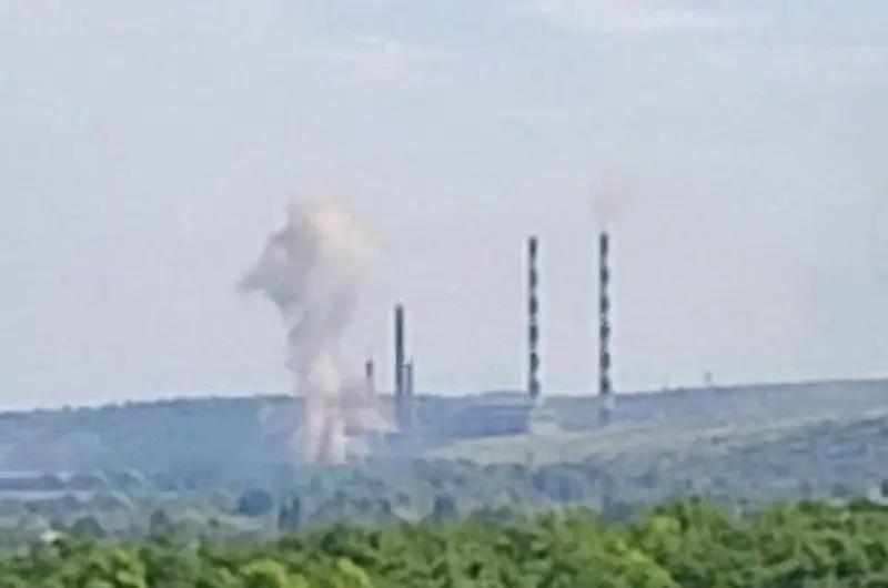 The Russian Armed Forces attacked the Slavyanskaya Thermal Power Plant, explosions also occurred in Poltava and Kharkov