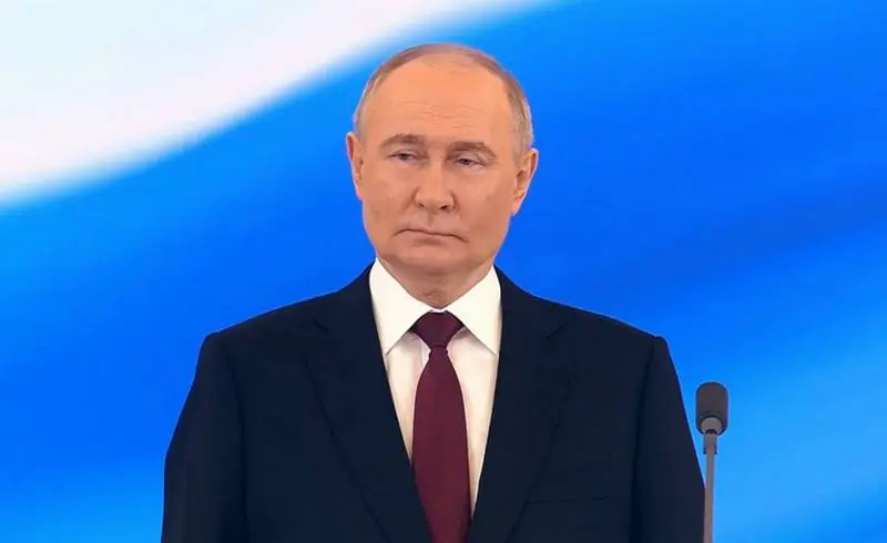 La cérémonie d'investiture du président russe Vladimir Poutine a eu lieu au Grand Palais du Kremlin