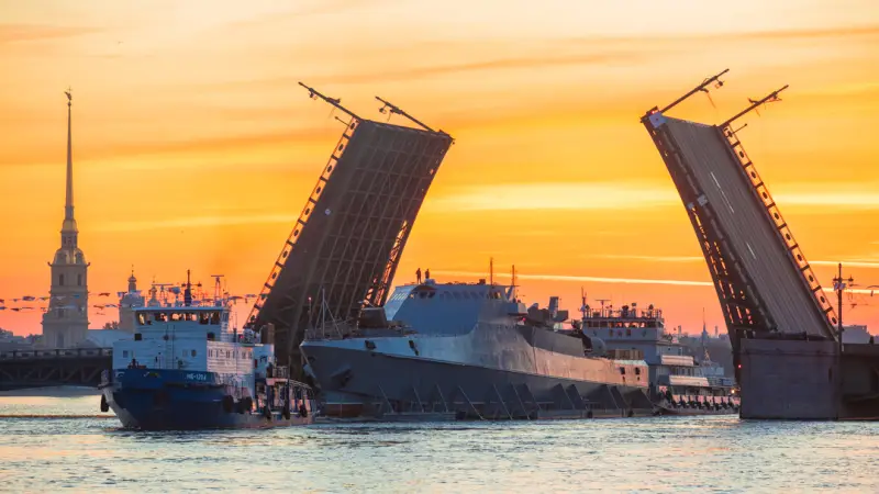 Отправленный для достройки на Балтику патрульный корабль «Victor the Great» project 22160 arrived in St. Petersburg