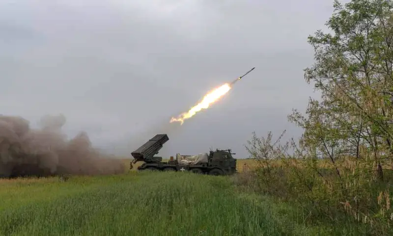 When shelling the Belgorod region from the Czech Vampire MLRS, the Ukrainian Armed Forces use Serbian 122-mm missiles