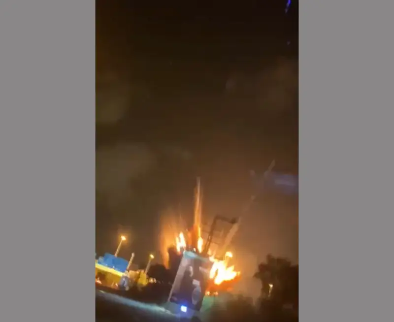 More and more footage is emerging from Israel with evidence of a massive Iranian missile attack