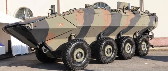 Амфибийный бронетранспортёр Iveco VBA для морской пехоты Италии