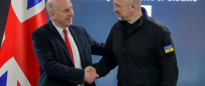 Глава Минобороны Британии в Киеве обговаривает детали военного сотрудничества