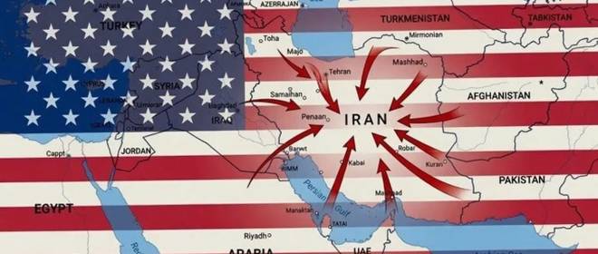 Трамп публикует карту со стрелками на Иран, КСИР грозит уничтожить базы США