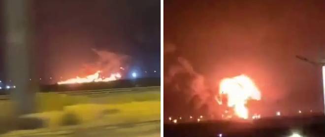 В результате удара горит американская база Али-Салем в Кувейте, тушить некому