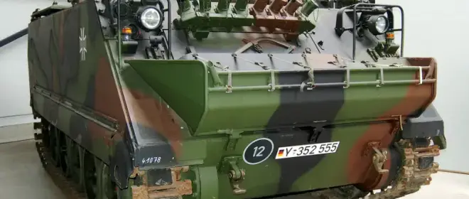 First in the Bundeswehr: the M113 Panzermörser 120 mm self-propelled mortar