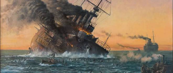 Модель затоплений и причины гибели эскадренного броненосца «Осляби» в Цусимском сражении