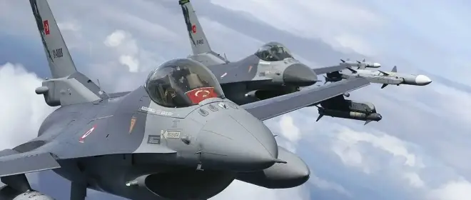 Турецкие F-16 уничтожили неуправляемый БПЛА над Черным морем