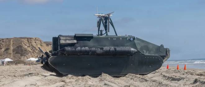Морская пехота США испытывает новый безэкипажный аппарат-амфибию